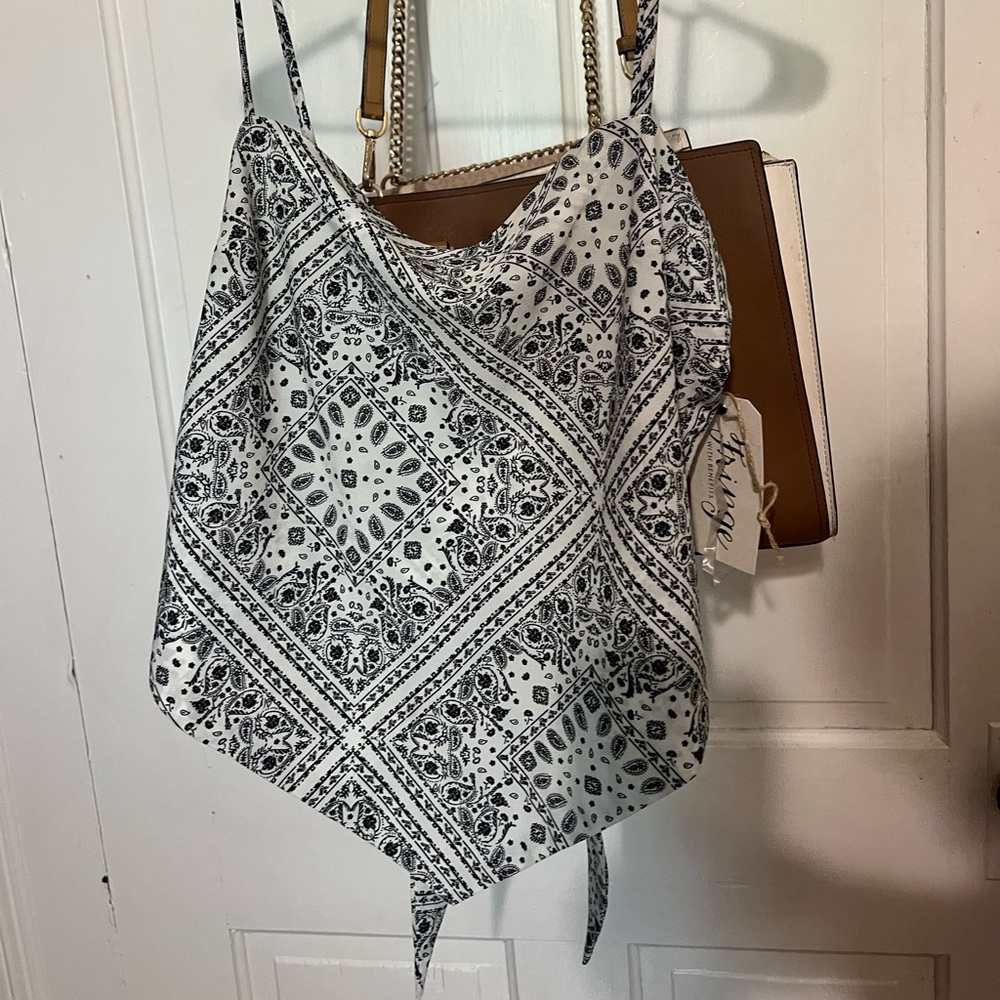 NWT Bandana style crop top